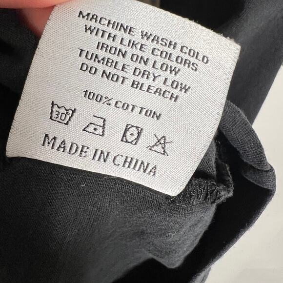 Creed III Shoe Palace Diamond Dame Crewneck Graphic Tee XL Washed in Black - Picture 7 of 7